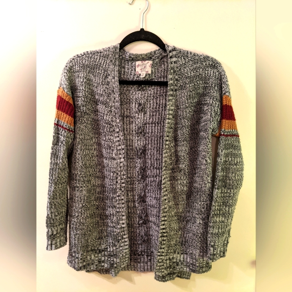 Hippie Rose Grey Cardigan